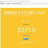 Shutter count -