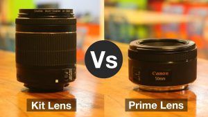 difference between Kit lens and Prime lens