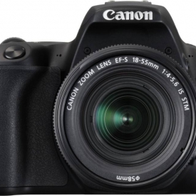 Canon EOS 200D DSLR Camera Body with Dual Lens: EF-S18-55 IS STM+ EF-S 55-250 mm IS II