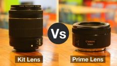 What is the difference between Kit lens and Prime lens?