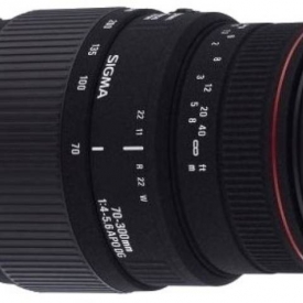 Sigma 70 – 300 mm F4-5.6 APO DG Macro Motorized for Canon Digtital SLR Lens